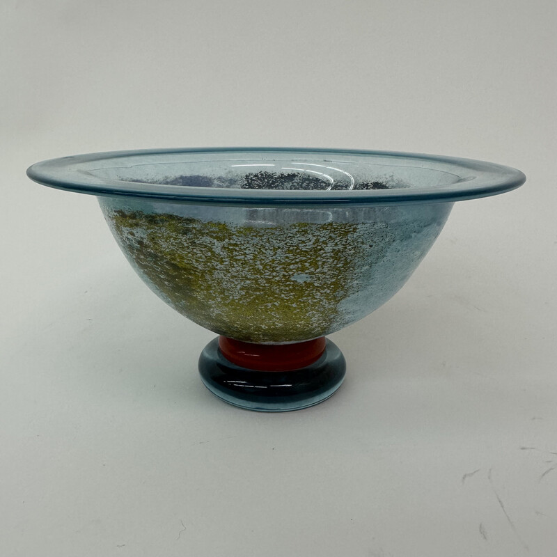Vintage glass bowl by Kjell Engman for Kosta Boda, Sweden