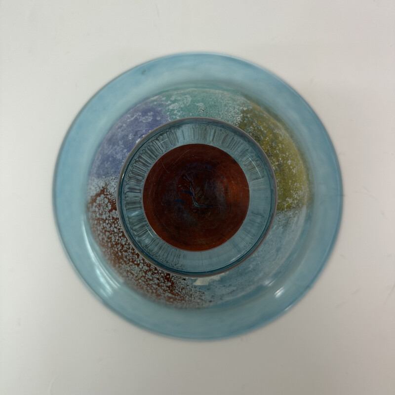 Vintage glass bowl by Kjell Engman for Kosta Boda, Sweden