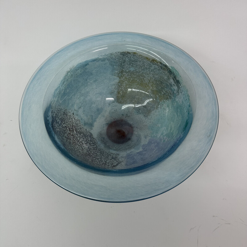 Vintage glass bowl by Kjell Engman for Kosta Boda, Sweden