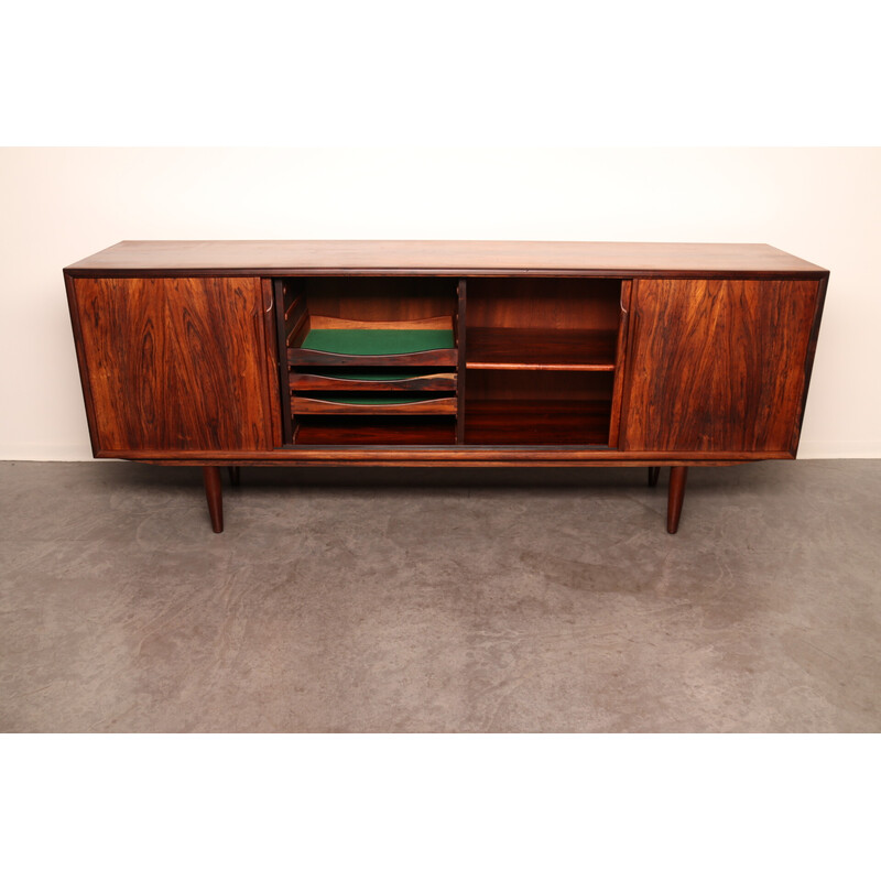 Vintage rosewood sideboard by Gunni Omann for Omann Jun's Mobelfabrik, Denmark 1960