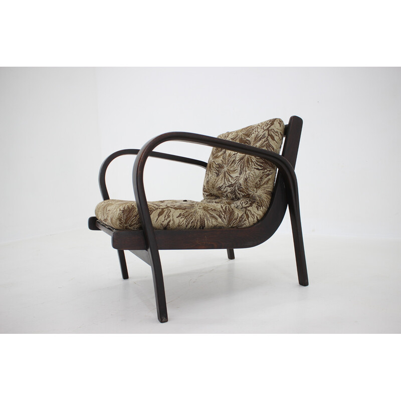 Vintage bentwood armchair by Karel Koželka and Antonín Kropáček, 1960s