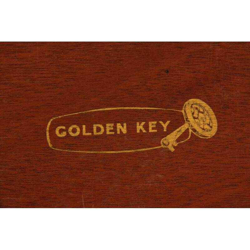 Commode vintage en teck par Golden Key - 1960