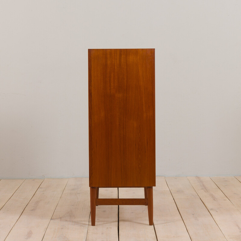 Danish vintage sculptural chest of drawers in teak, 1960s