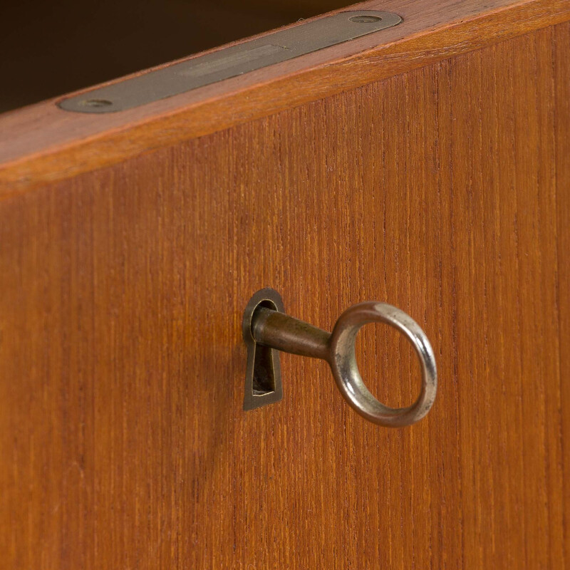 Danish vintage sculptural chest of drawers in teak, 1960s