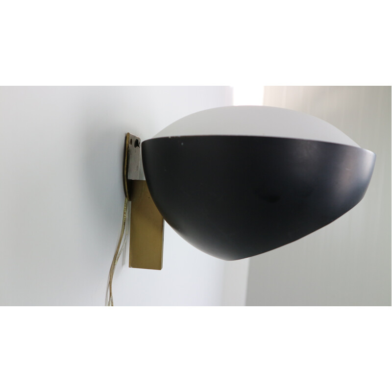 Vintage wall lamp "Model No 1963" by Max Ingrand for Fontanta Arte, Italy 1960s