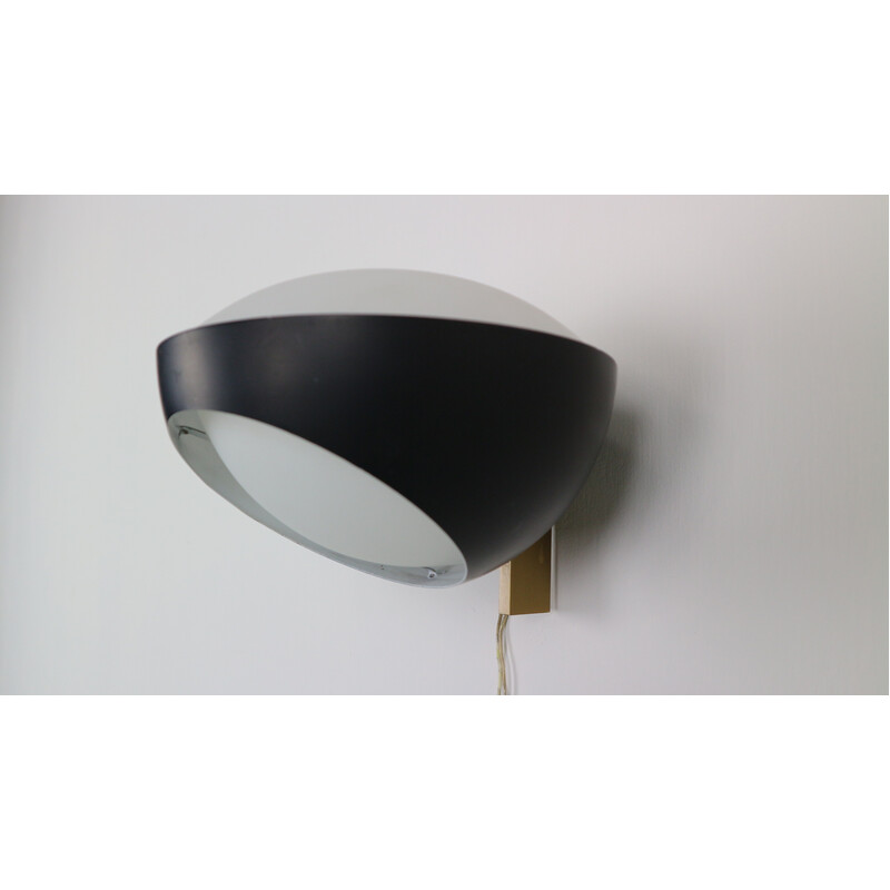 Vintage wall lamp "Model No 1963" by Max Ingrand for Fontanta Arte, Italy 1960s