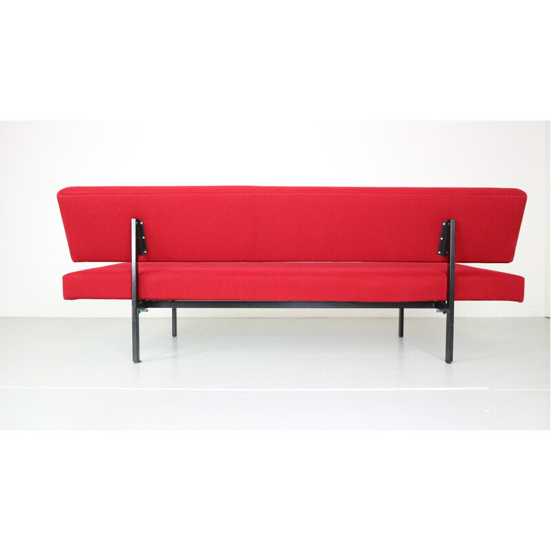 Vintage red sofa daybed model 540 by Gijs Van Der Sluis, Netherlands 1961