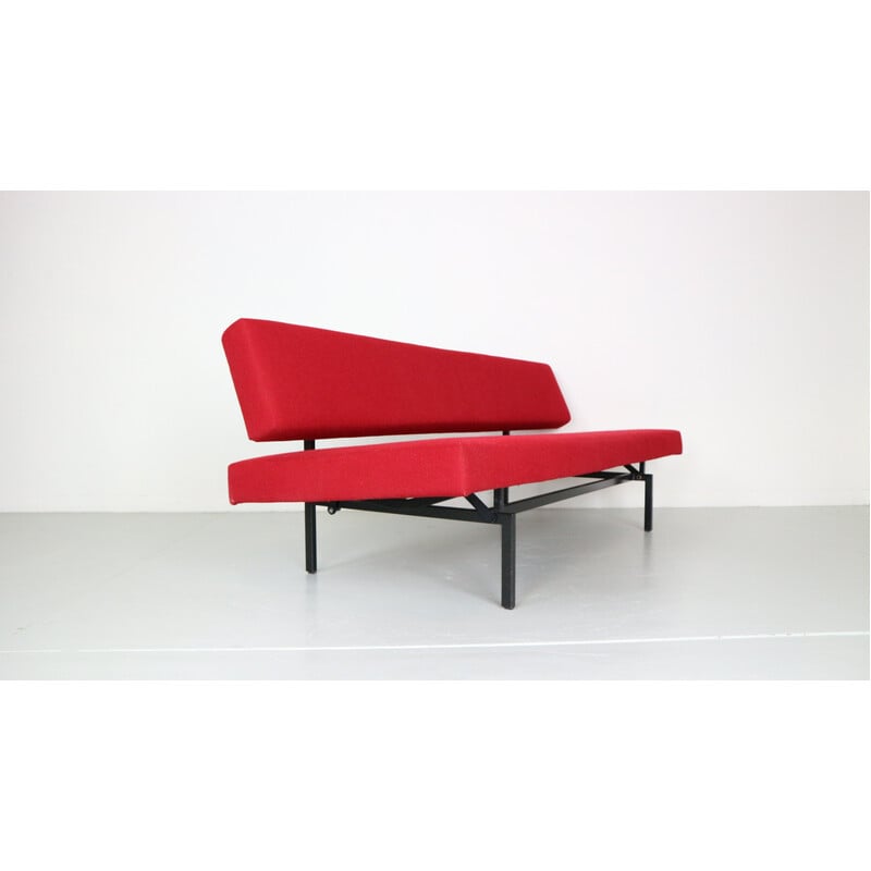 Vintage red sofa daybed model 540 by Gijs Van Der Sluis, Netherlands 1961