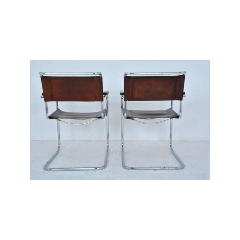 Pair of armchairs B 34 Marcel Breuer - 1950s