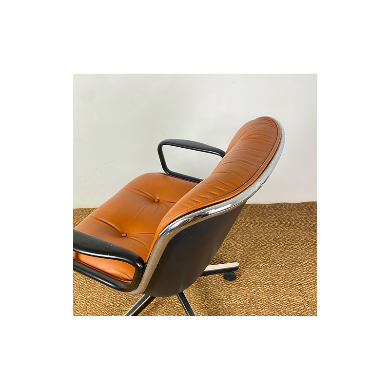 Vintage executive armchair by Pollock for Knoll