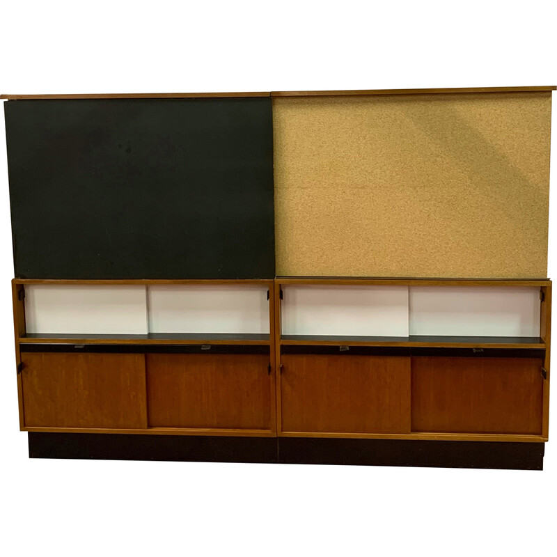 Vintage Knoll International Brussels wall unit by Ateliers d’Art De Coene Kunstwerkstede, 1960