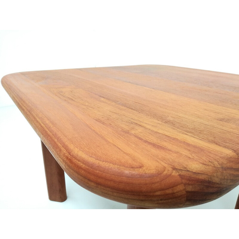 Scandinavian coffee table in solid teak by Arrebo Mobler - 1960s