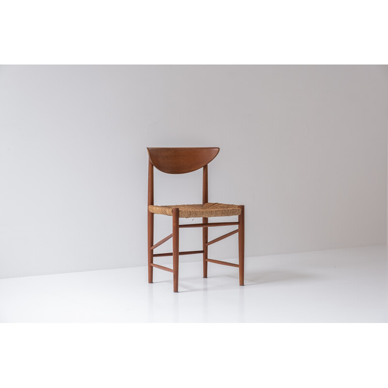 Vintage side chair by Peter Hvidt and Orla Mølgaard-Nielsen for Søborg Møbelfabrik, Denmark 1960s