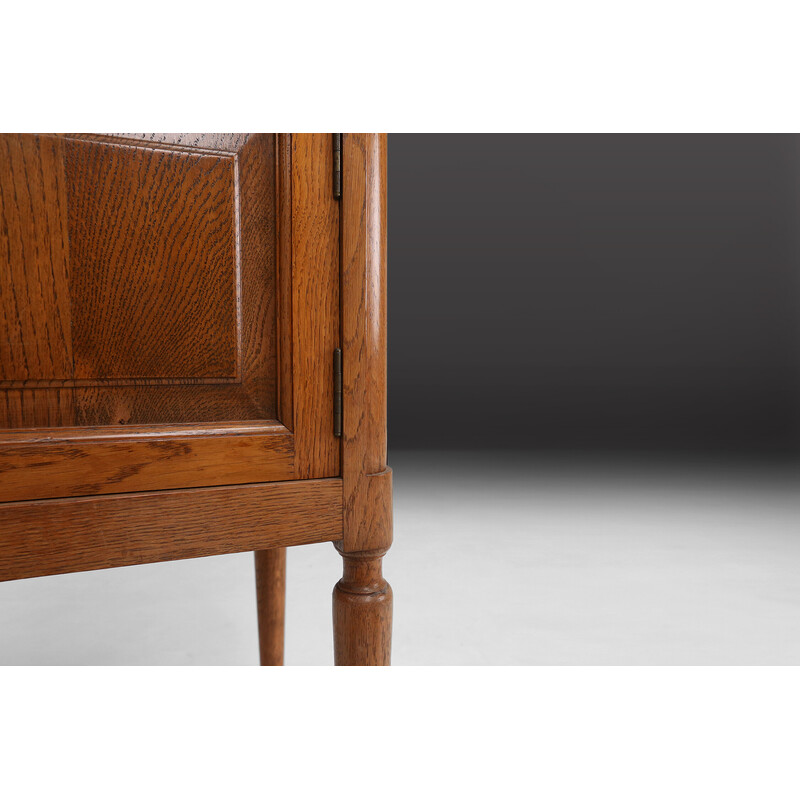 Mid-century night stand with a carrara marble top, 1950