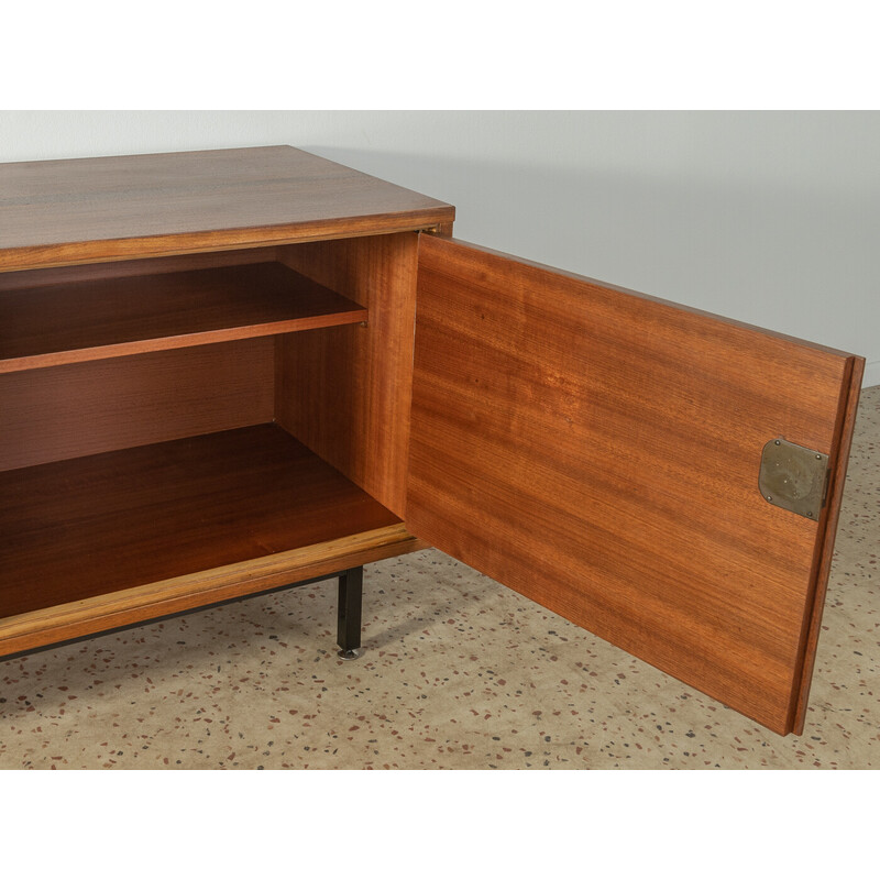 Vintage walnut veneer sideboard, Germany 1960s