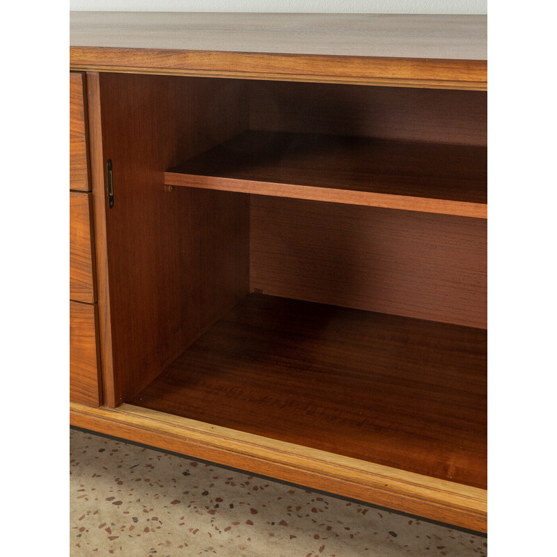 Vintage walnut veneer sideboard, Germany 1960s