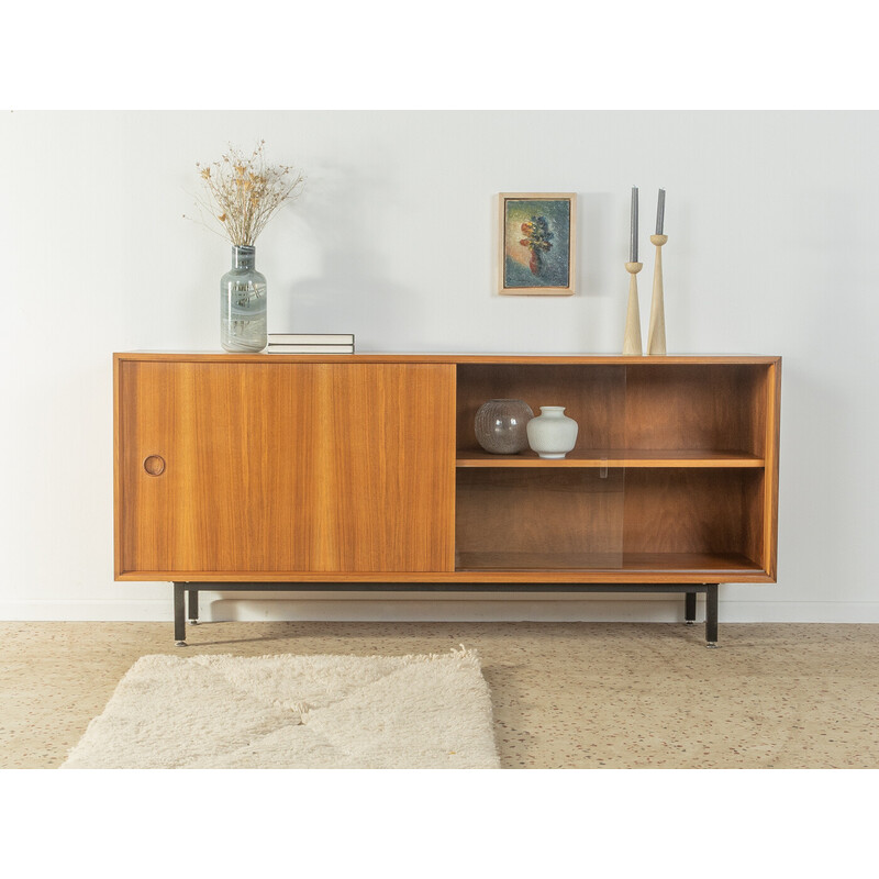 Vintage walnut sideboard by Lothar Wegner, Germany 1960s