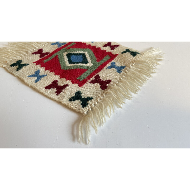 Mini tapis vintage Rolakan en laine, 1970