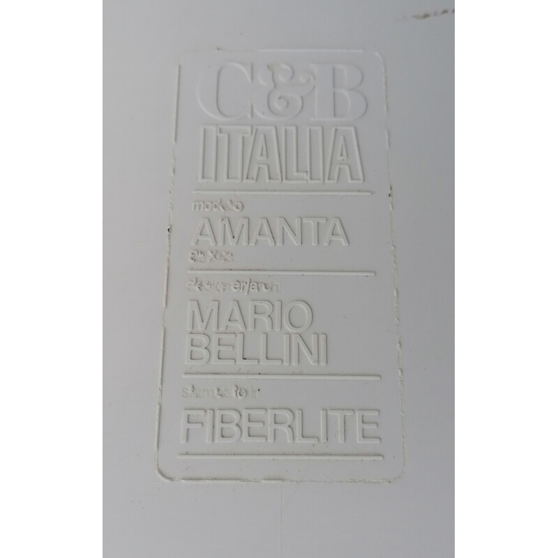 Table basse vintage Amanta par Mario Bellini pour C and B Italia