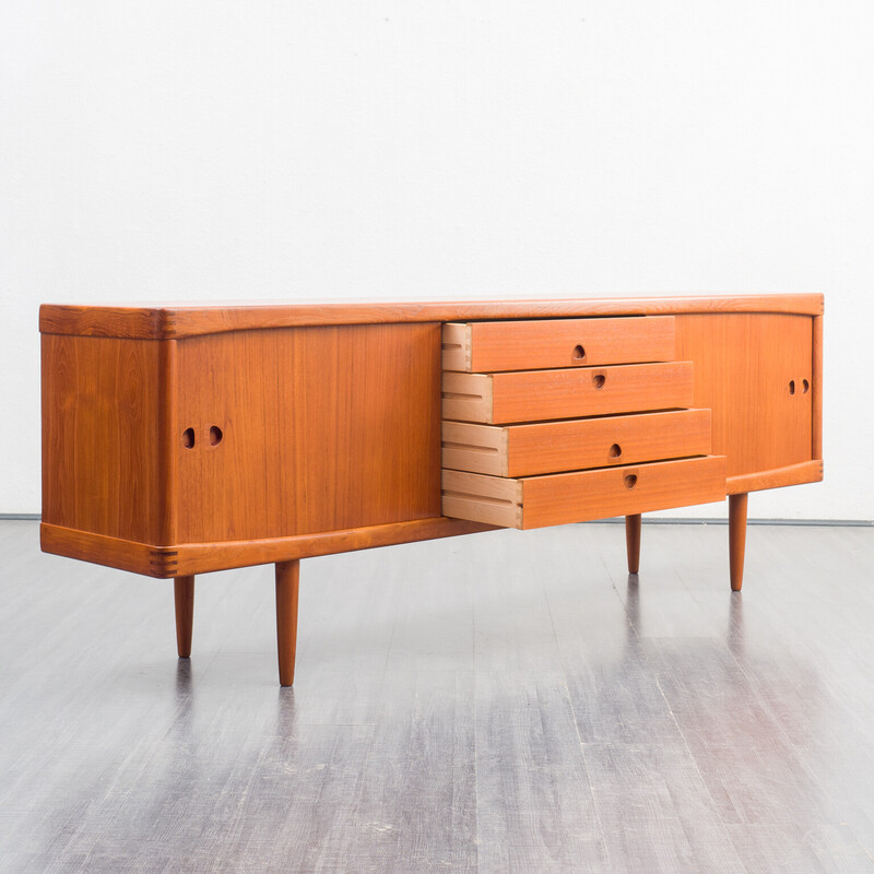 Danish vintage teak sideboard by H.W Klein for Bramin, 1960s