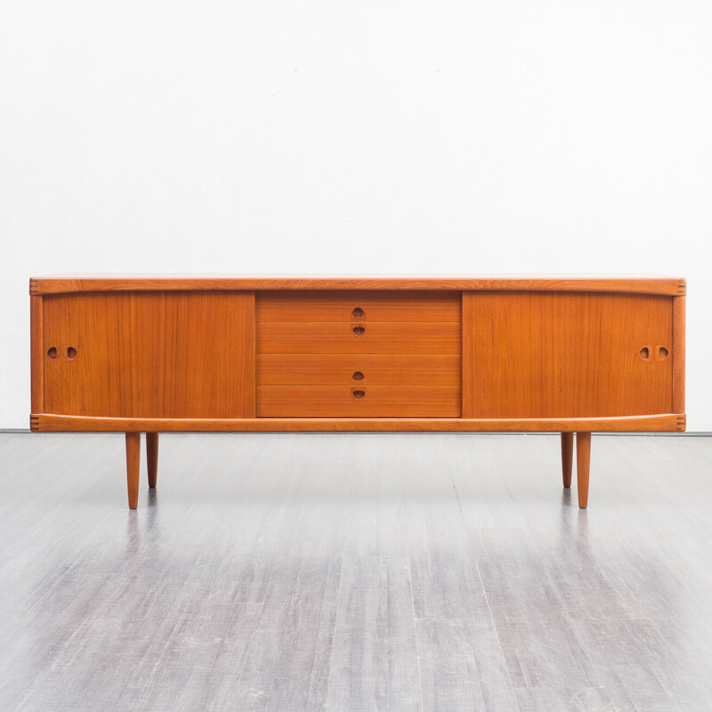 Credenza danese vintage in teak di H.W Klein per Bramin, anni '60