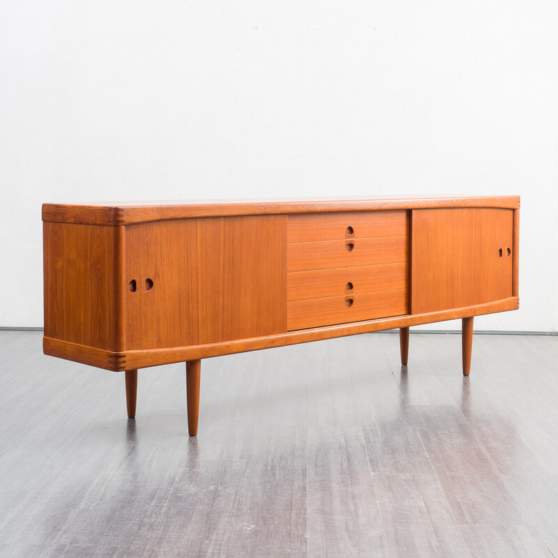 Danish vintage teak sideboard by H.W Klein for Bramin, 1960s