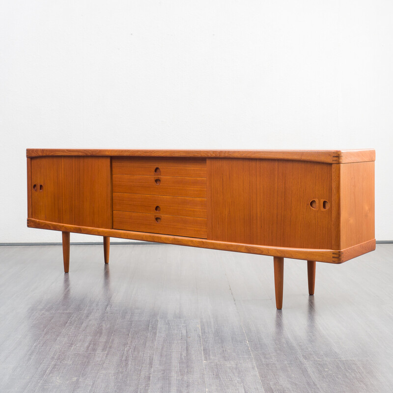 Credenza danese vintage in teak di H.W Klein per Bramin, anni '60