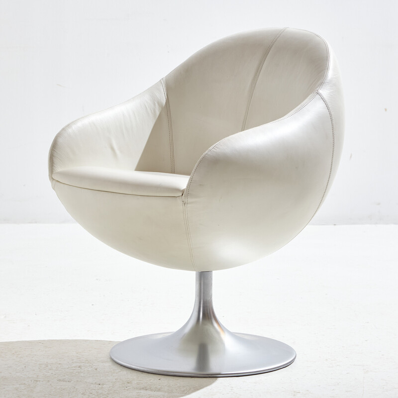 Vintage Zweedse 'Comet' draaibare lounge stoel door Börje Johanson voor Johanson Design, 1960.