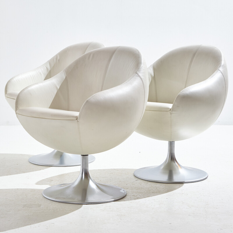 Vintage Swedish ‘Comet’ swivel lounge chair by Börje Johanson for Johanson Design, 1960s