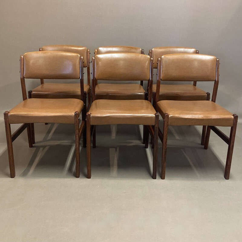 Vintage rosewood dining set, 1950