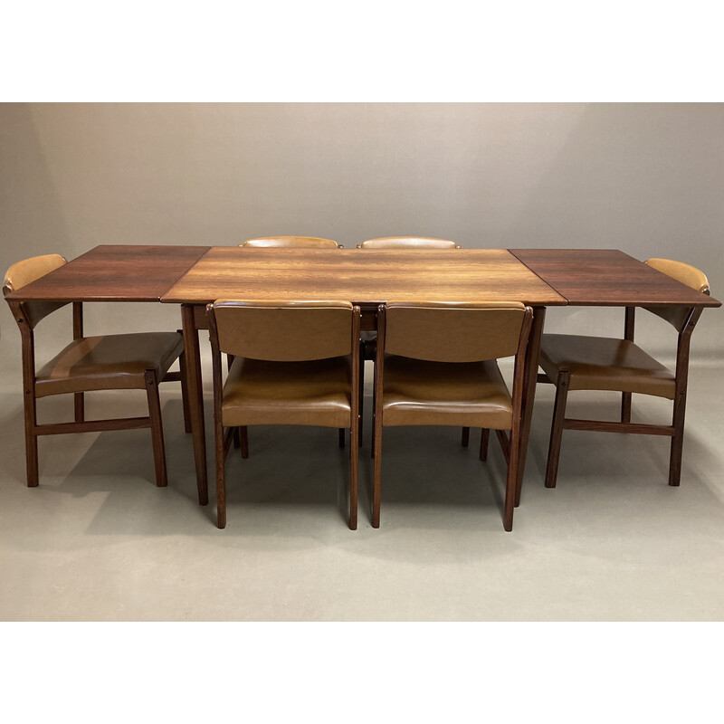 Conjunto de jantar Vintage rosewood, 1950