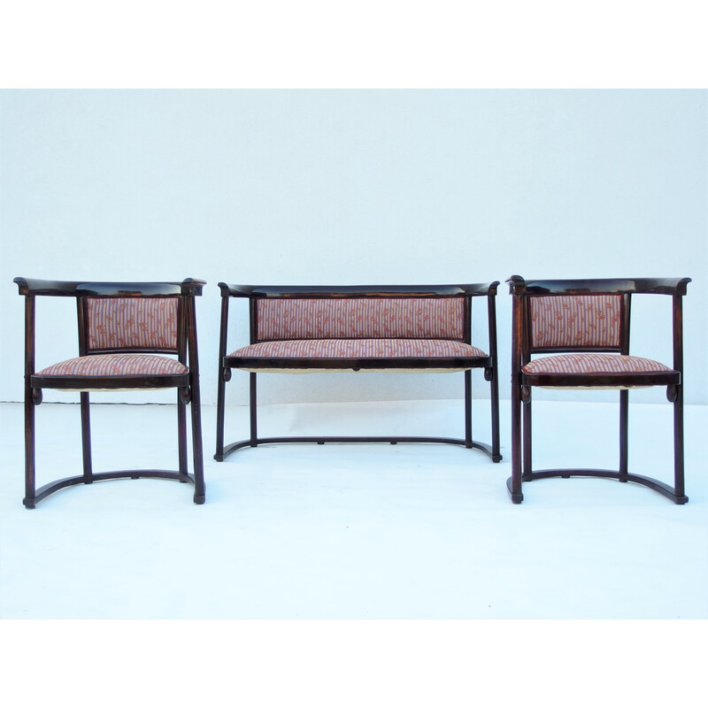 Vintage living room set by Josef Hoffmann for Thonet