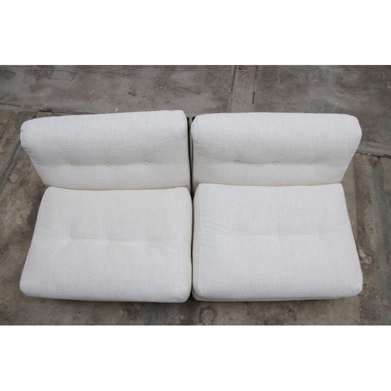 Set of 4 vintage armchairs by Mario Bellini for B and B Italy, 1963