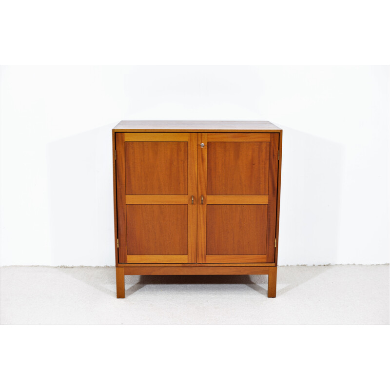 Vintage mahogany highboard by Christian Hvidt for Soborg Mobler