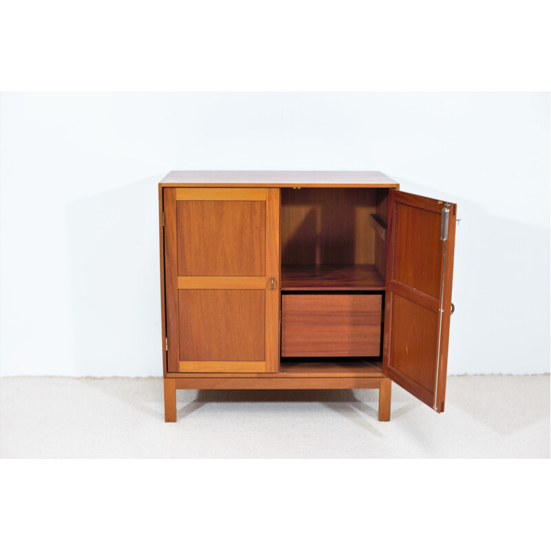 Vintage mahogany highboard by Christian Hvidt for Soborg Mobler