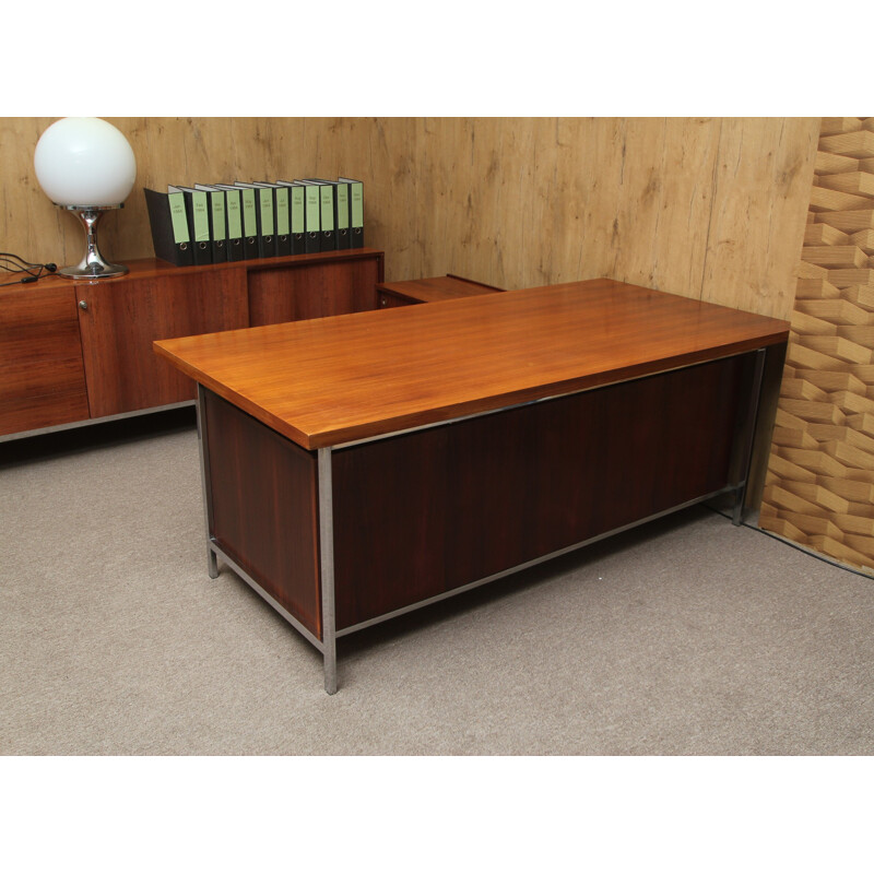 Executive Desk Rosewood - 1970s