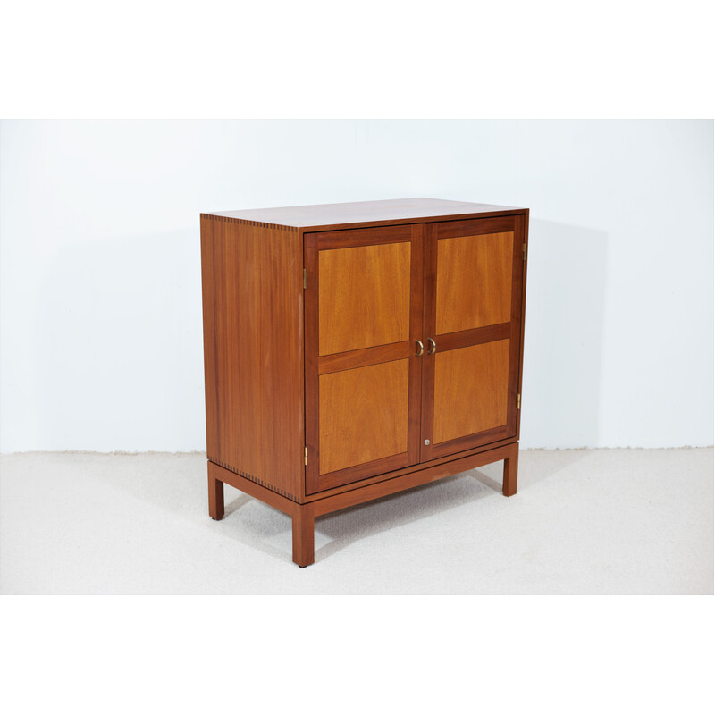 Vintage mahogany highboard by Christian Hvidt for Soborg Mobler, 1960