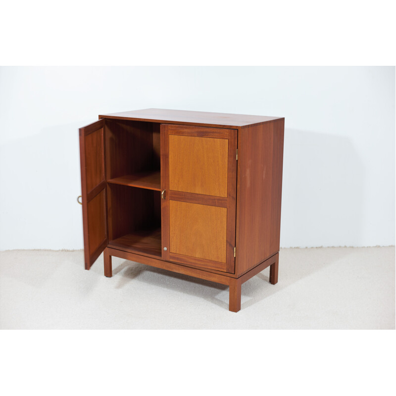 Vintage mahogany highboard by Christian Hvidt for Soborg Mobler, 1960