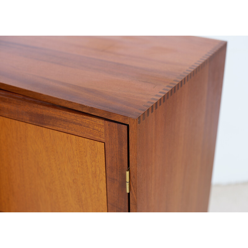 Vintage mahogany highboard by Christian Hvidt for Soborg Mobler, 1960