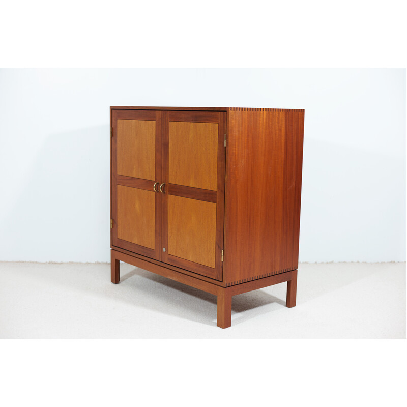 Vintage mahogany highboard by Christian Hvidt for Soborg Mobler, 1960