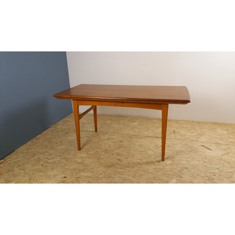 Swedish extendable table  produced by AB Emmaboda Möbelfabrik - 1950s