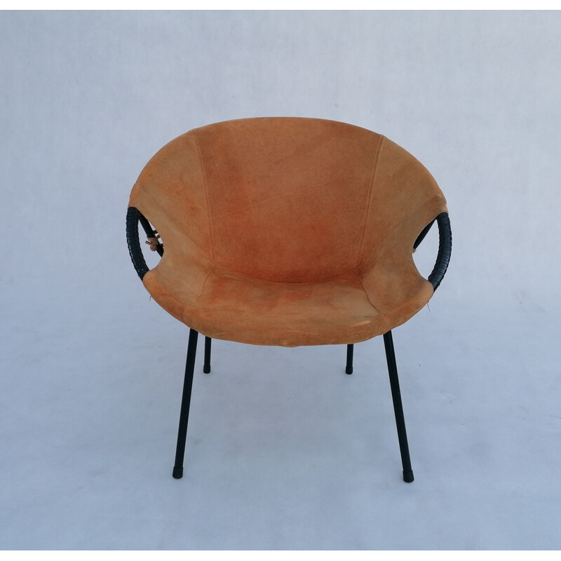 Cadeira de balão circular de Lusch Erzeugnis para Lusch and Co, década de 1960