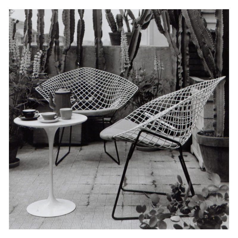 Vintage Diamond armchair by Harry Bertoia for Knoll, Italy 1970s