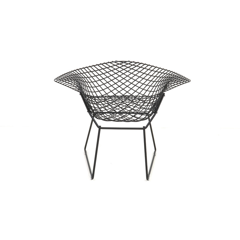 Poltrona vintage Diamond di Harry Bertoia per Knoll, Italia anni '70