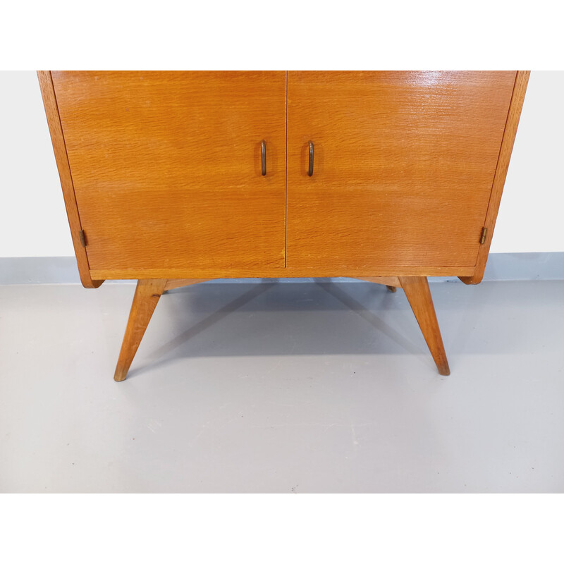 Vintage houten secretaire, 1950-1960