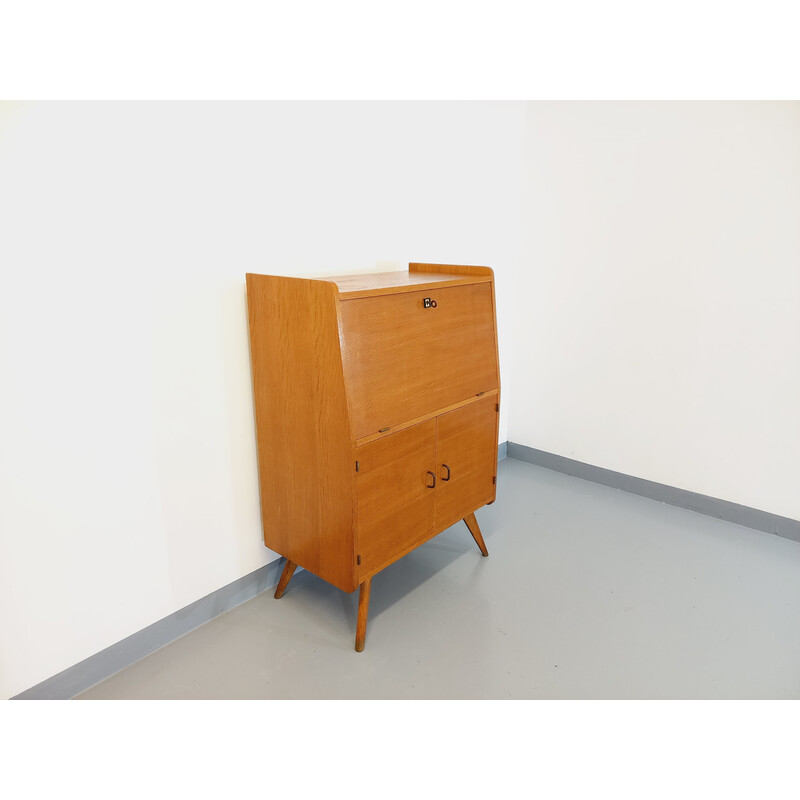 Vintage wooden secretary, 1950-1960