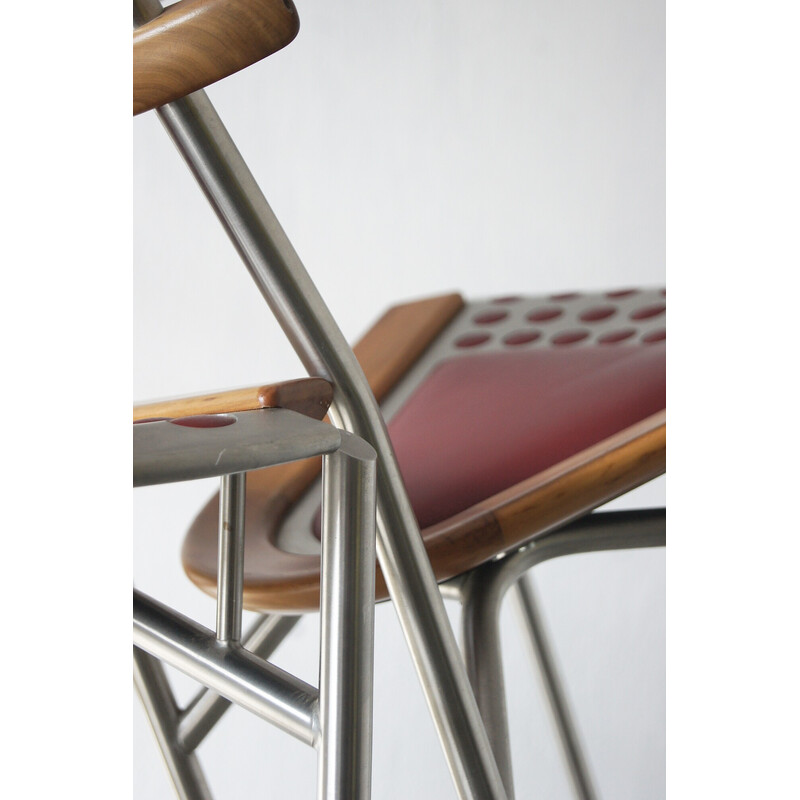 Set of 3 vintage bar stool by Cristian Erker for Zumsteg Collection, Switzerland