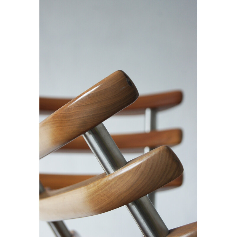 Set of 3 vintage bar stool by Cristian Erker for Zumsteg Collection, Switzerland