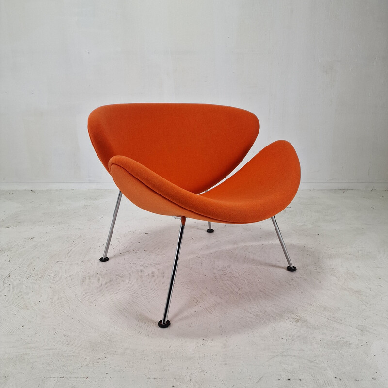 Sillón slice vintage naranja de Pierre Paulin para Artifort, años 80