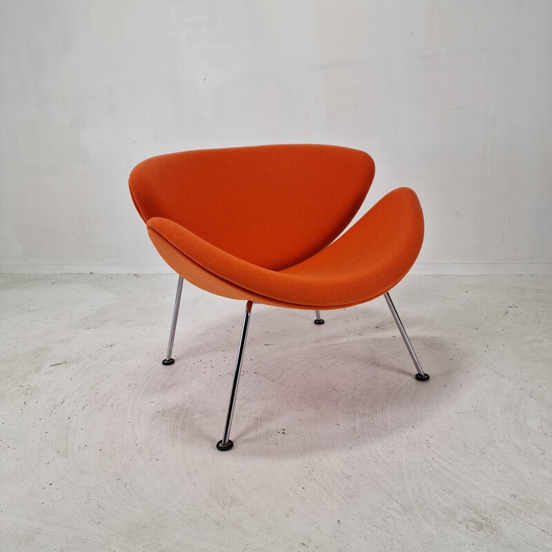 Vintage orange slice armchair by Pierre Paulin for Artifort, 1980s